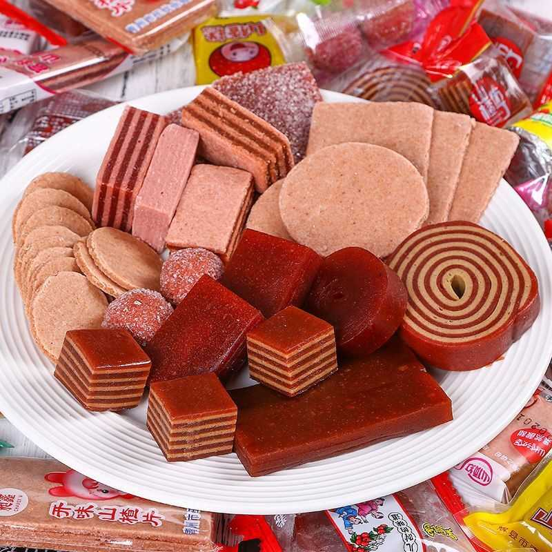 正品20种山楂组合山楂片5斤/1斤山楂卷零食大礼包山楂糕果丹皮