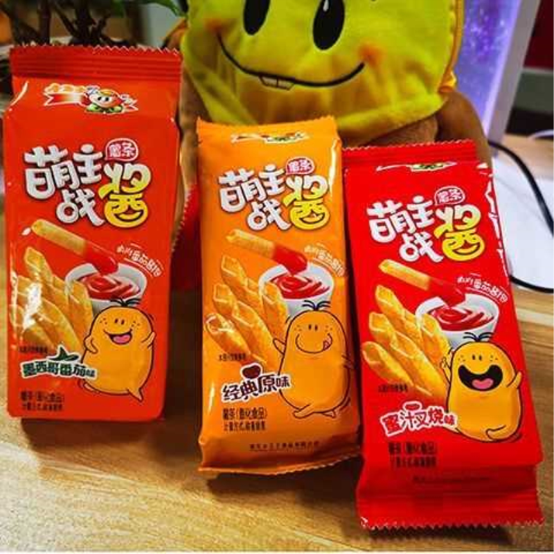 萌主薯条18包宿舍小包装零食大礼包批发学生休闲零食一整箱