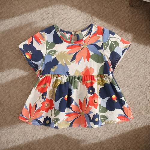 婴儿裙子ins韩版童裙女童连衣裙碎花衣服夏季可爱女宝宝童装