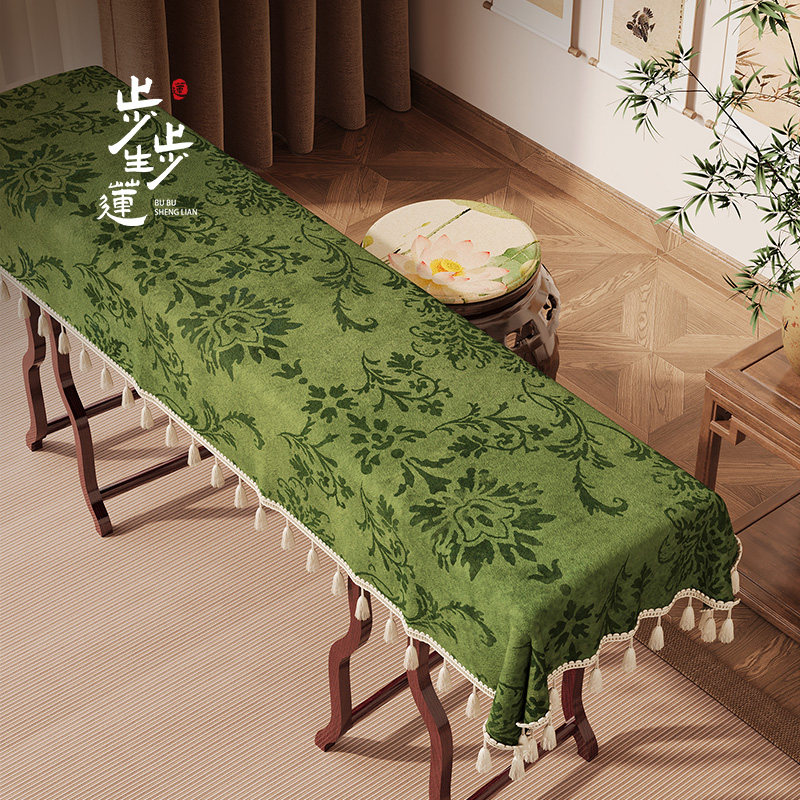 新中式墨绿色古筝防尘罩盖布古琴专用琴罩国风筝罩乐器通用遮尘布