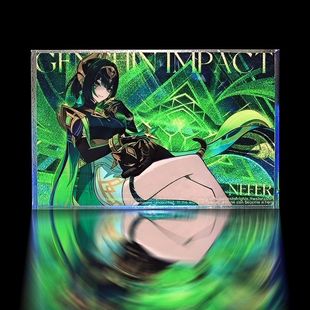 原神奈芙尔色纸菲林斯钟离茜特菈莉散兵周边亚克力色卡桌面摆件