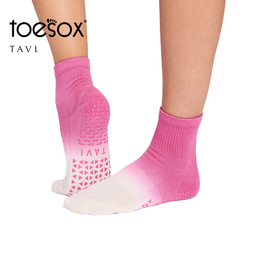 toesoxtavi联名中帮瑜伽袜防滑