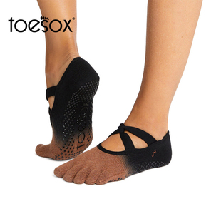 toesox瑜伽袜专业防滑袜普拉提舞蹈防滑颗粒五指袜健身运动袜Ivy