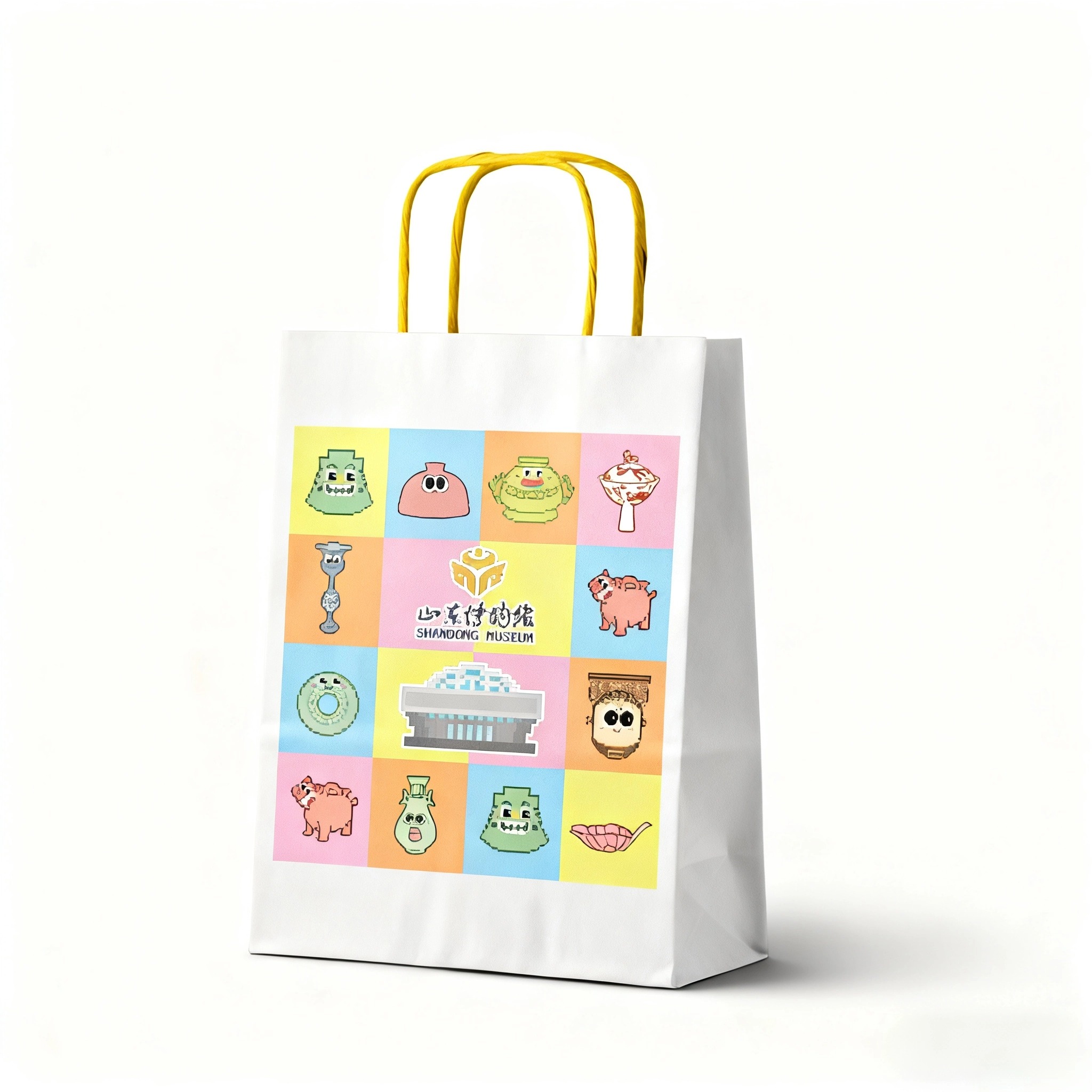 山东博物馆 手提袋纸袋袋子礼袋-需和正装一起购买（不单拍）