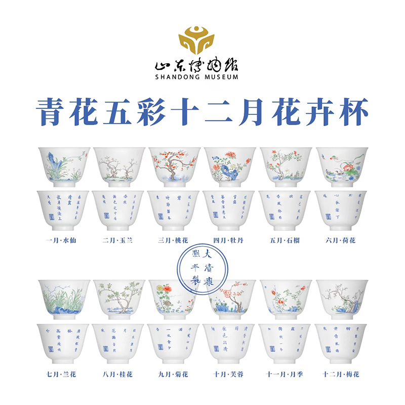 盲盒十二花神文创生日礼物