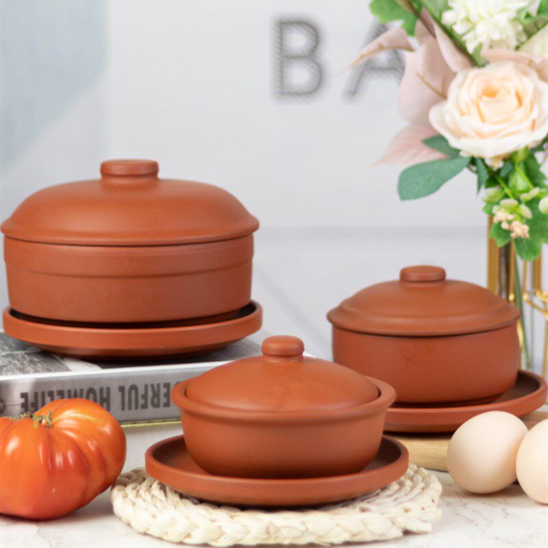 紫砂蒸饭碗蒸蛋碗带盖一人份蒸汤燕窝补品微波高压锅餐具家用钵碗