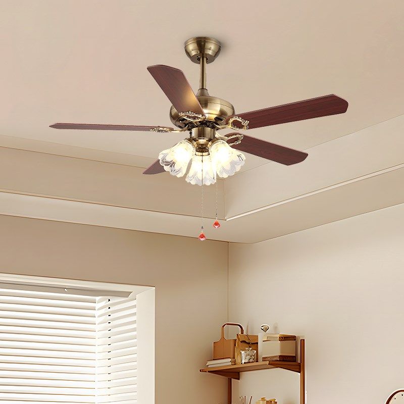 至御法式中古风吊扇灯饭厅吧台灯客厅吊扇灯电风扇灯房间卧室灯,家装灯饰光源,风扇灯,淘宝优惠券,粉丝福利购,淘宝优惠卷