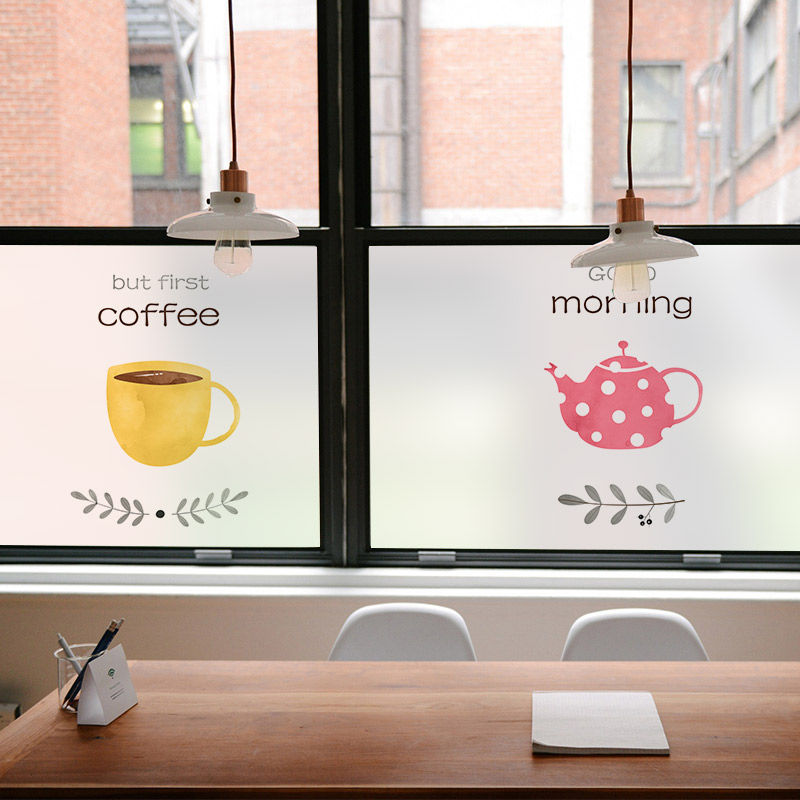 窗户贴膜透光不透明玻璃贴纸家用厨房餐厅磨砂玻璃贴膜防窥推拉门