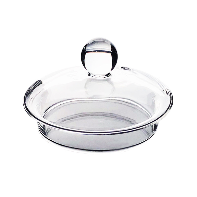 玻璃盖配件高硼硅玻璃盖配盖子杯子茶壶电热水壶烧水壶盖花茶壶盖