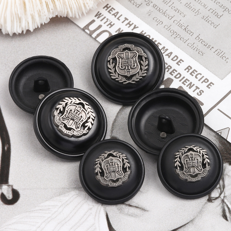 纽扣高档英伦风金属扣黑色大衣扣子男女毛衣扣外套钮扣风衣西装扣