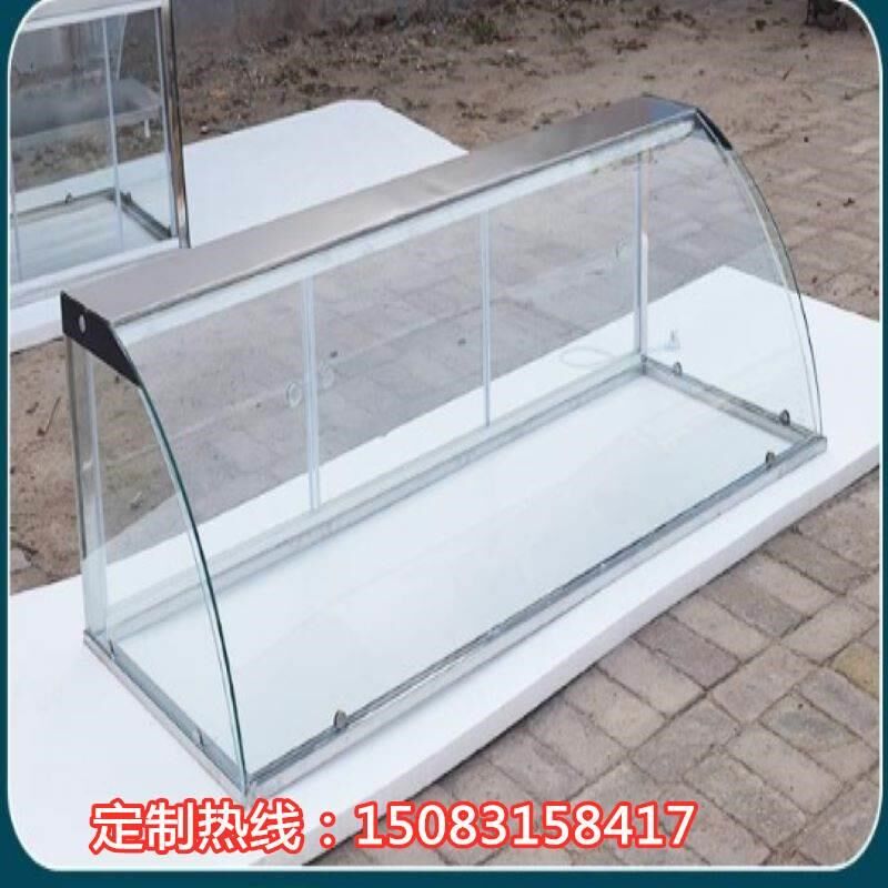 玻璃罩子卤菜防尘罩透明立体店铺定制展示柜快餐保温台台柜冰柜