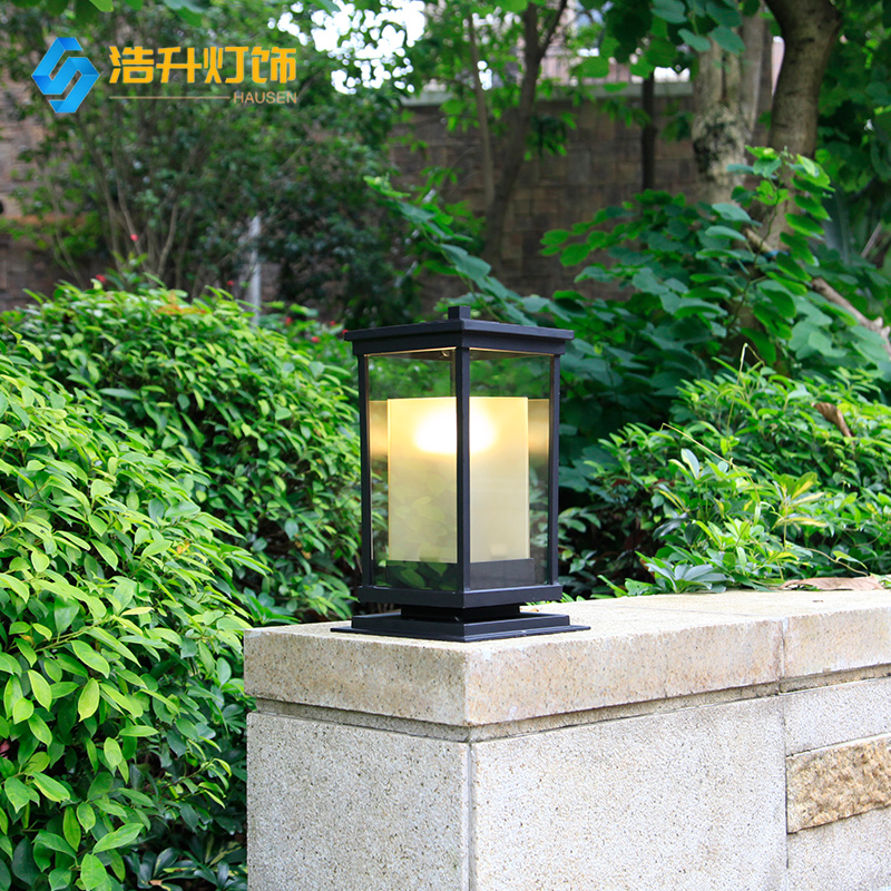 欧式户外柱头灯室外防水庭院灯景观灯围墙灯花园别墅墙头灯门柱灯