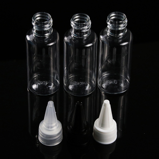 10/20/30/50/100毫升带刻度透明塑料瓶尖嘴点胶瓶旅行分装样品瓶