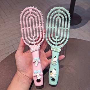 梳子大弯梳排骨梳女士专用长发家用蓬松梳便携头发造型高颅顶神器