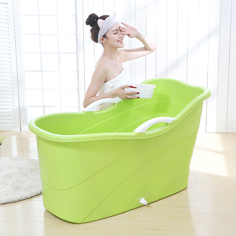 超大号成人浴桶塑料浴盆儿童洗澡桶泡澡盆家用泡澡沐浴桶保温加厚