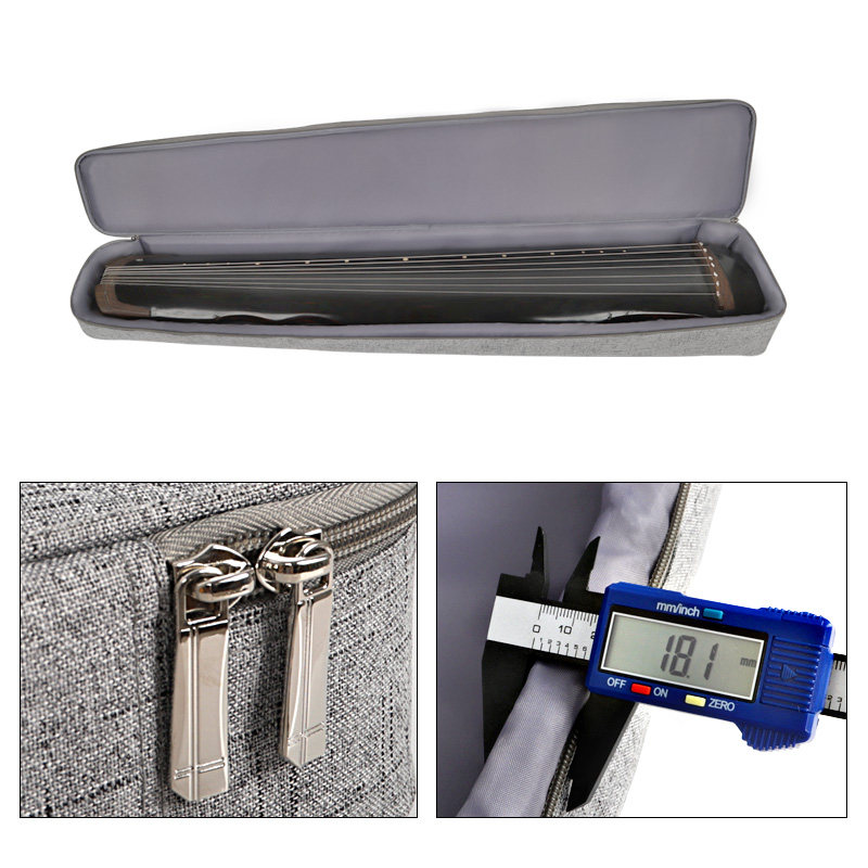 新品防水古琴包 轻便双肩背带加厚防撞古琴软箱 琴盒衣套中国风