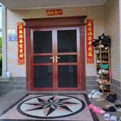 金刚网平开纱门纱窗定制厂家对开入户大门单开铝合金不锈钢防蚊