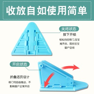 衣柜锁扣厕所推拉门锁防宠物开门神器移动门固定器防止猫开窗户门