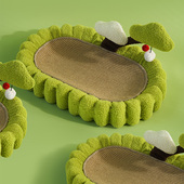 猫抓板猫窝一体剑麻不掉屑耐抓大号椭圆盆猫爪板抓不烂圆形猫咪窝