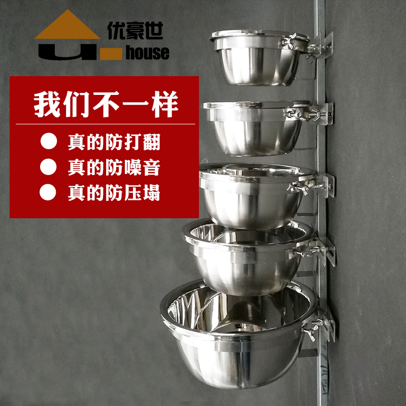 狗狗不锈钢水桶狗碗大号防打翻饮水器悬挂式宠物碗宠物盆中大型犬