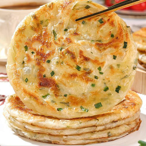 【下单立减40】香葱鲜葱香酥葱油饼经典营养速食早餐半成品900g Y