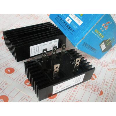100A桥堆 单项三相五脚 带散热器 整流桥 可控硅 SQL100A/1600V