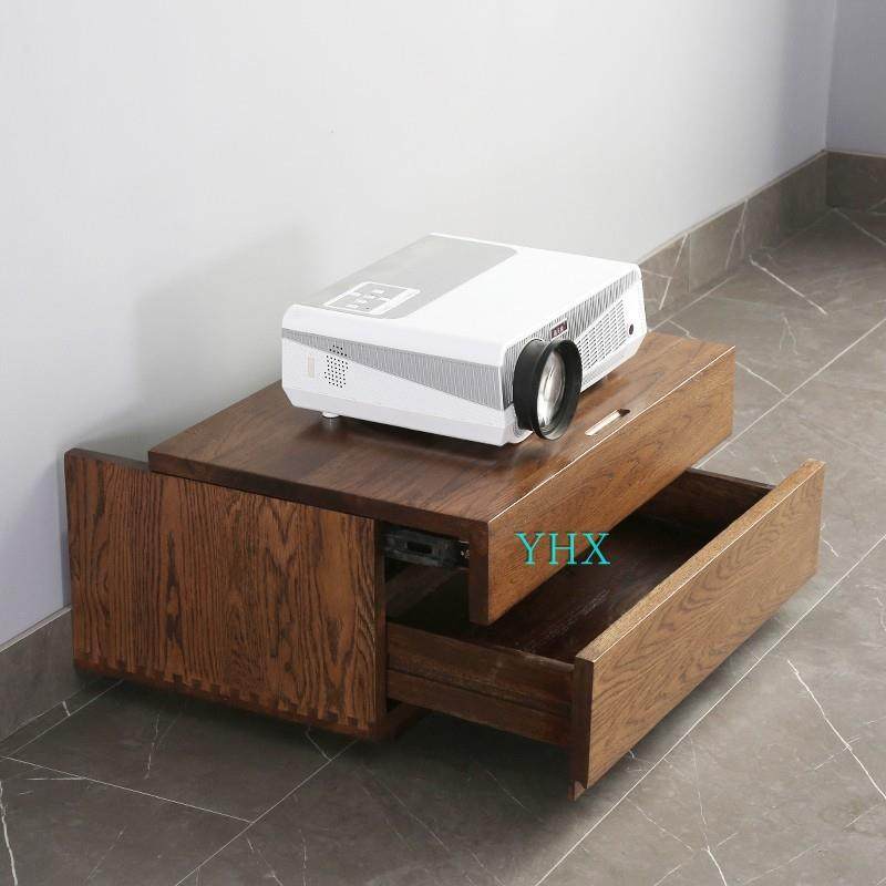 激光投影仪智能电视柜边柜推拉伸缩架简约现代家用明基小米专用极