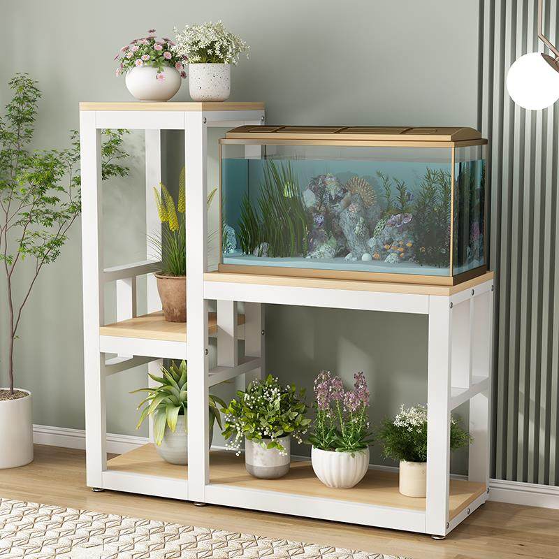 鱼缸架金属承重鱼缸底座多层落地鱼缸柜组合鱼缸专用架水族箱底架