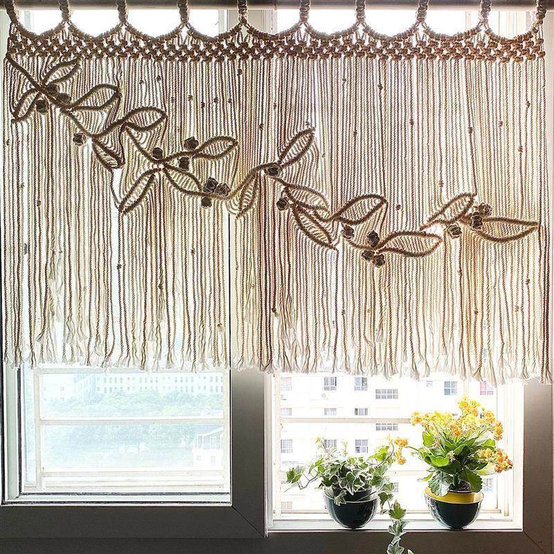 波西米亚挂毯客厅背景墙壁挂手工编织窗帘民宿覆古帷幔 外贸,居家布艺,挂毯/壁毯,淘宝优惠券,粉丝福利购,淘宝优惠卷