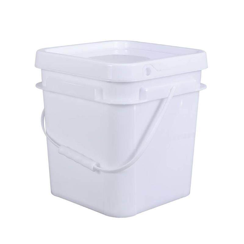 长方形桶加厚水桶家用储水塑料桶带盖小方桶方型密封桶20kg5升10L