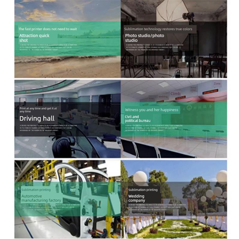 Chengyan Hitip525L专业身份证照片英寸照片打印机商用升华照片打