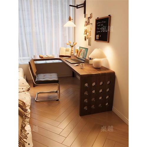 简约现代L形实木转角书桌电脑桌台式家用卧室学习桌办公桌工作台