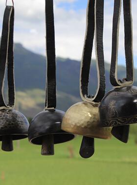 云南手工铜制风铃喇叭风铃铜制铃铛铜制驼铃茶马古制风铃门铃山隔