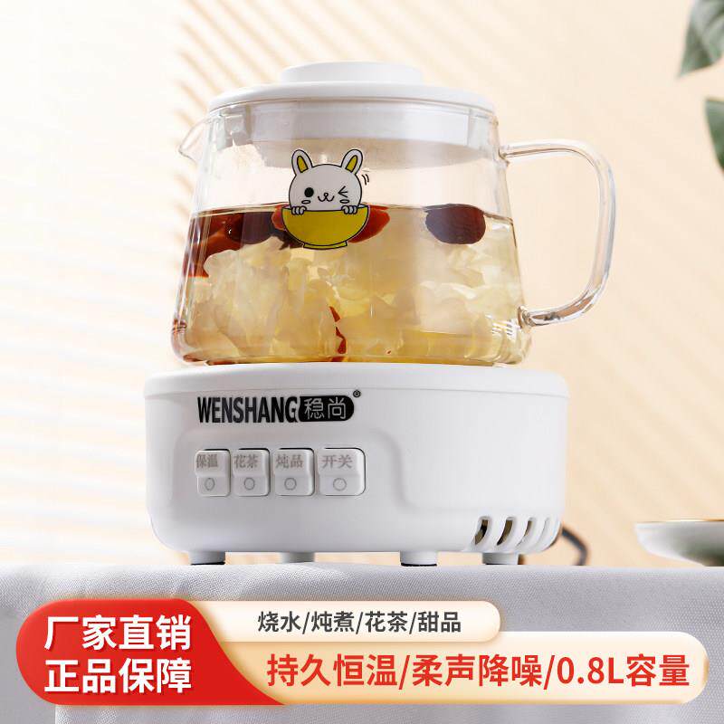 养生壶2024新款全玻璃煮茶器家用办公室多功能小型烧水壶花茶迷你