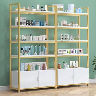 鞋包轻奢展示柜货架美发产品陈列样品美容院超市化妆品多层置物架