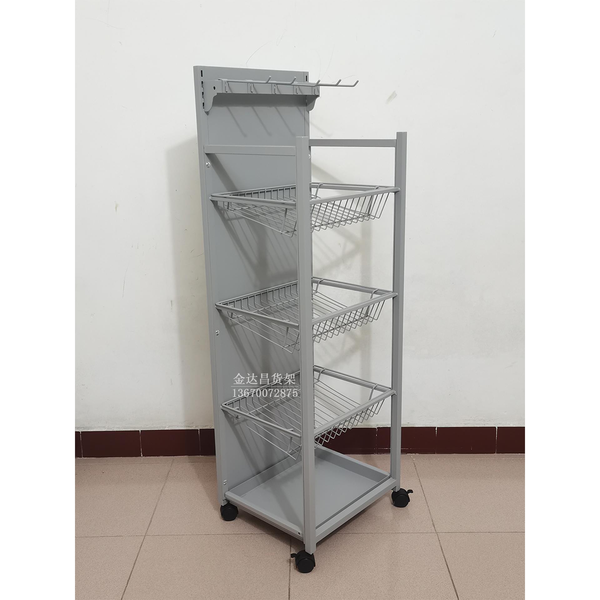 宜佳家款雨伞架便利店超市雨伞置物架雨衣雨具展示架带轮可移动