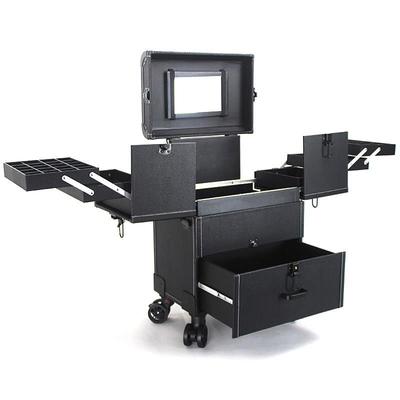 大号可携式拉杆化妆箱专业跟妆师美甲箱子外出纹绣师专用工具收纳