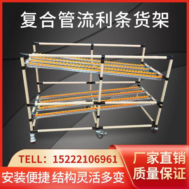 线棒流利货架滚动式斜面工厂精益管流利条架先进先出物料架定制,商业/办公家具,仓储货架,淘宝优惠券,粉丝福利购,淘宝优惠卷