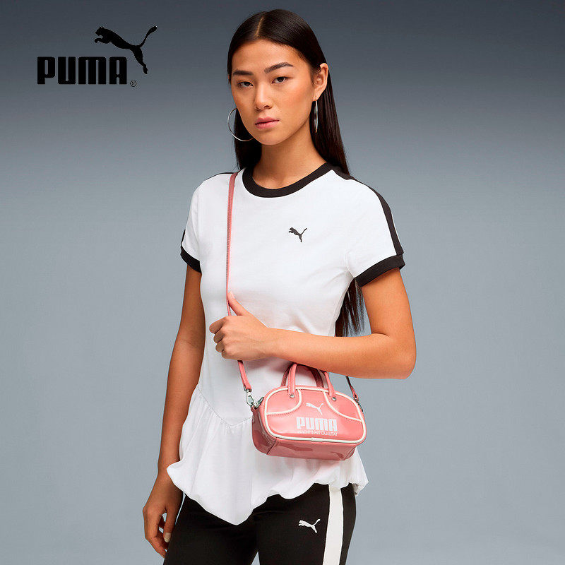 PUMA彪马夏季新款复古迷你手提包女包斜挎包可拆卸背包 0918