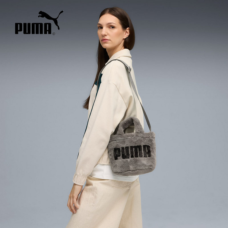 PUMA彪马毛绒感小巧单肩包斜挎包冬女水桶手提包 091713-03,运动包/户外包/配件,挎包/拎包/休闲包,淘宝优惠券,粉丝福利购,淘宝优惠卷