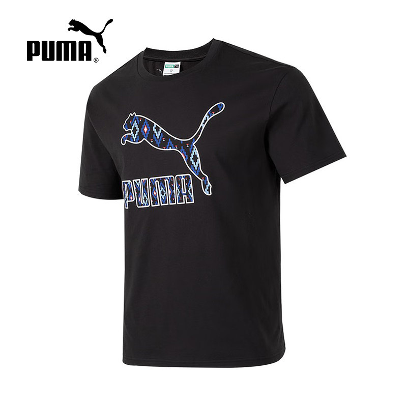 PUMA彪马短袖春季跑步健身透气印花运动T恤男半袖626869-