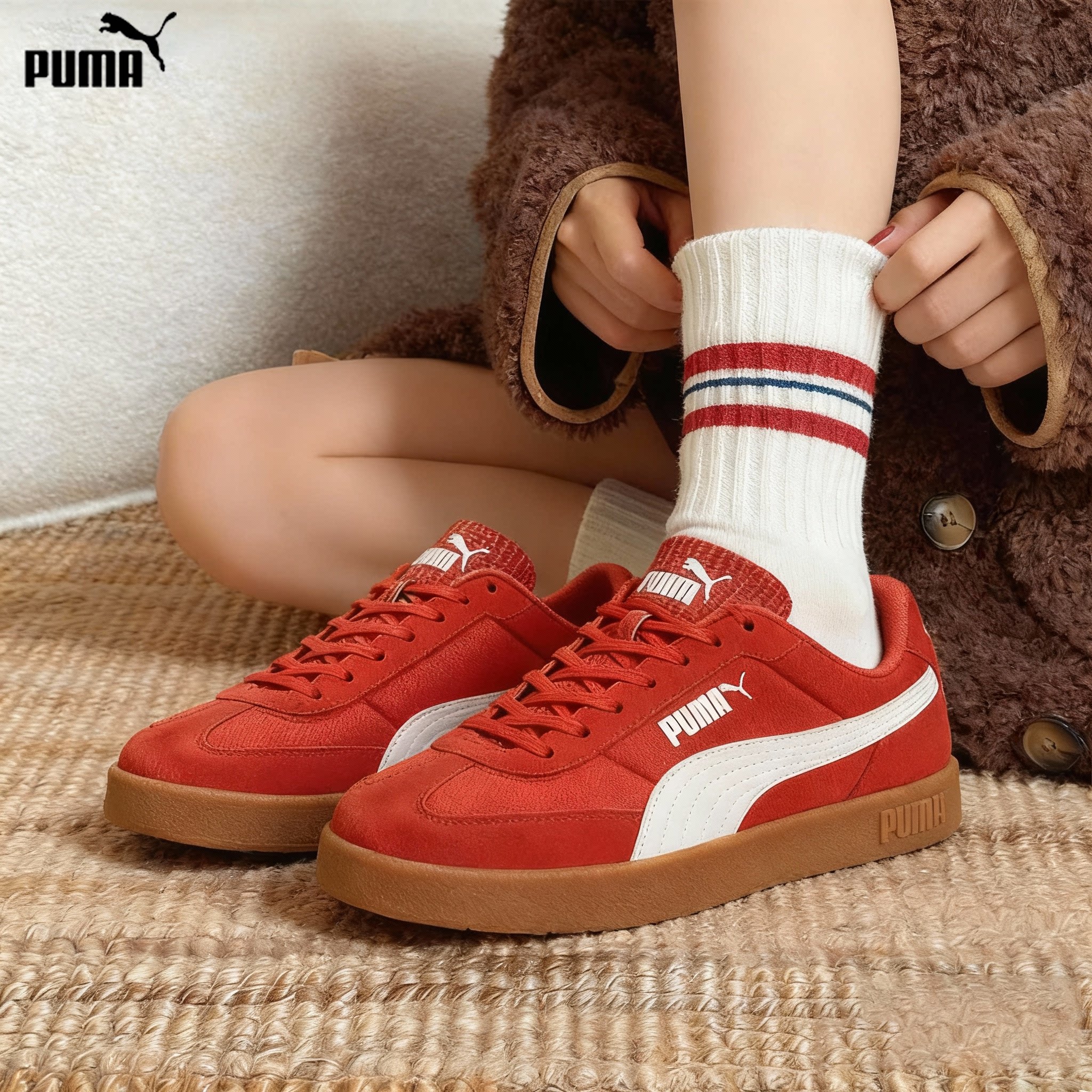 PUMA彪马休闲鞋男女经典复古板鞋T头鞋春季运动T头鞋板鞋 39