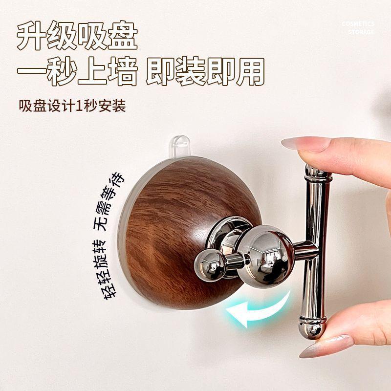 新款浴室吸盘挂钩一秒安装超强承图片