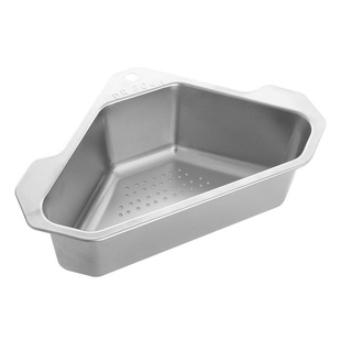 精品厨房水槽三角沥水篮304不锈钢免打孔架剩菜剩饭过滤网筛