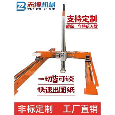 重负载多轴桁架上下料机械手长行程直线导轨十字齿轮齿条滑台模组