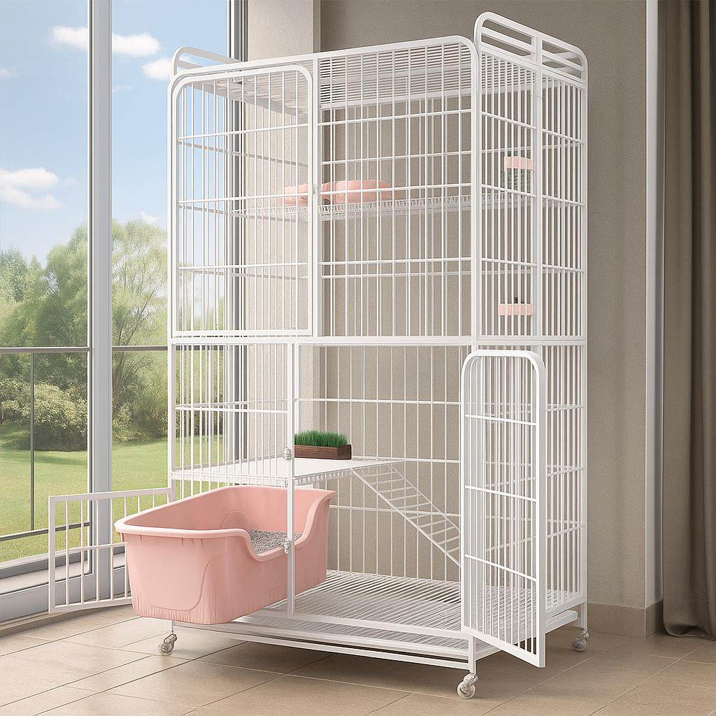 猫笼子家用室内猫窝带厕所一体猫屋新型折叠猫砂盆猫咪别墅猫空笼,宠物/宠物食品及用品,猫笼子/猫别墅,淘宝优惠券,粉丝福利购,淘宝优惠卷