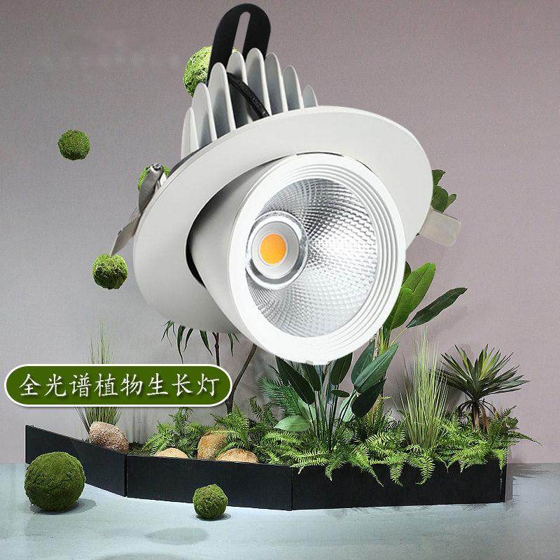 led嵌入式植物射灯育苗绿植室内全光谱天花太阳墙补光生长花卉灯,家装灯饰光源,植物生长灯,淘宝优惠券,粉丝福利购,淘宝优惠卷