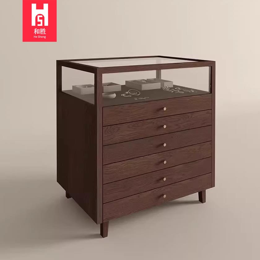 饰品店中岛台展示柜珠宝首饰品眼镜网红陈列柜服饰店储物柜流水台