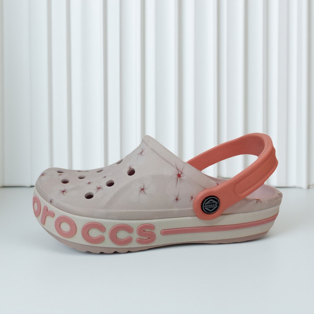 oroccs女士户外休闲EVA洞洞鞋