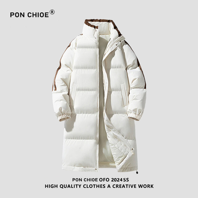 ponchioe中长款冬季加厚棉衣